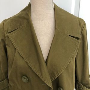 LAL Olive Green Cropped Jacket